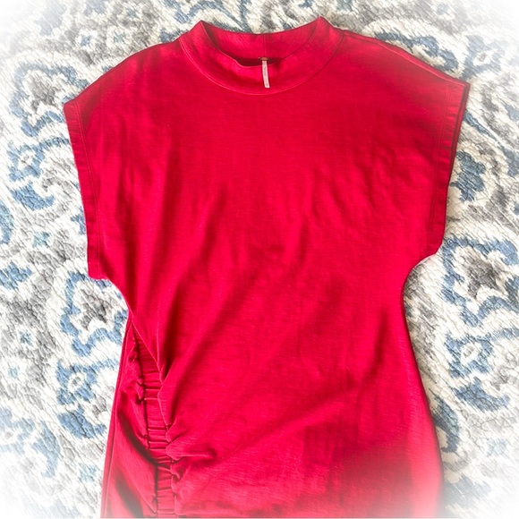Free People Red Asymmetrical Dress - Picture 7 of 12